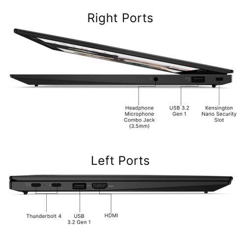 Lenovo ThinkPad X1 Carbon Gen 9, 11th Generation Intel® Quad-Core™ i5-1145G7 Up To 4.4GHz, 16GB Ram, 512 GB Nvme SSD, HD 1920 x 1200, Windows 11 Pro, Refurbished Grade A