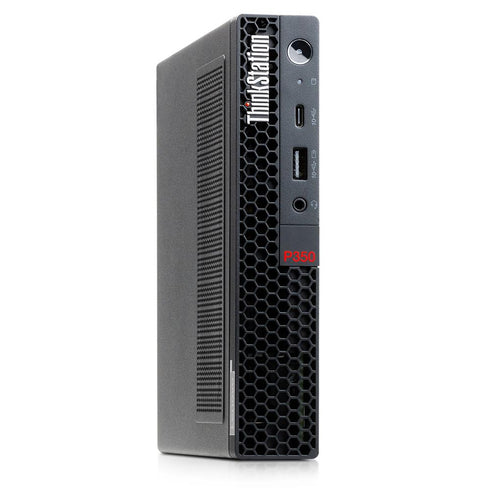 Lenovo P350 Tiny Workstation ,Intel® Core™ i7-11700T vPro® ( 8 Cores 16 Threads) up to 4.5 GHz, 32 GB RAM, 1TB Nvme ssd, NVIDIA® QUADRO® P1000 4 GB Graphics, WIFI, Windows 11 Pro, Refurbished Grade A