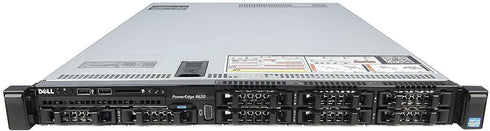 Dell R620 Rackmount Server, Dual Xeon E5-2640 (12 Cores) 128GB RAM | Dell Quickrails | Dual PSU | 1TB HDD Refurbished Grade A