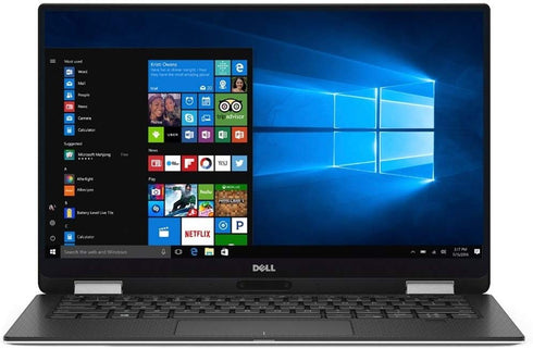 DELL XPS 13 9365, 13" FHD 2-in-1 Touchscreen Laptop - (7th Gen) Intel Core i5-7Y54 - 8GB RAM - 256GB M.2 SSD - Win 11 Pro. - REFURBISHED GRADE A
