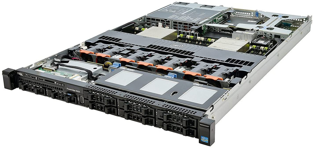 Dell R620 Rackmount Server, Dual Xeon E5-2640 (12 Cores) 128GB RAM | D ...